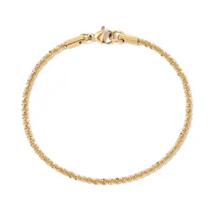 Silver Gold Colour Sparkling Gypsophila Adjustable Bracelet & Bangle For Women Fine Fashion Jewelry Wedding Party Gift