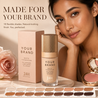 Fond de Teint Matifiant Contrôle Sébum Longue Tenue Effet Naturel Produit Cosmétique Marque Blanche