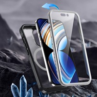 Étui de téléphone magnétique robuste pour iPhone 16 Pro Max 15 Plus 15 Protection de haute qualité 360 degrés Étui robuste pour tout le corps