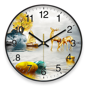 Đồng hồ treo tường im lặng 16 inch Cổ Điển Mới-Lý tưởng cho trang trí phòng khách - Product Image 6