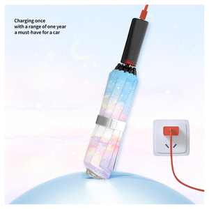 Ombrello Elettrico Pieghevole Intelligente YU XIN da Donna, <span class=keywords><strong>2</strong></span>ª Generazione, con Chiusura Automatica, Parasole e Antipioggia, in Lega, Ideale per Viaggi e Matrimoni - Product Image 4