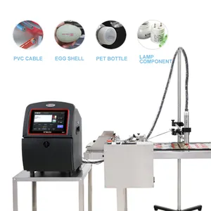 Industrial Time/Date/Small Character Inkjet Printer/Coding/Printing Machine CIJ printer For Bottle Wire Cable Egg