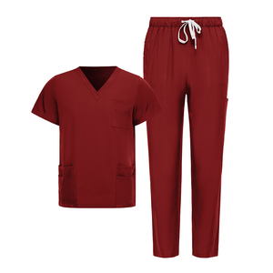 Uniforme de Enfermera de Verano con Cuello en V y Manga Corta, Uniforme Profesional de Manicurista y Spa, Uniforme Médico, Conjunto de Uniforme de Enfermería - Product Image 6