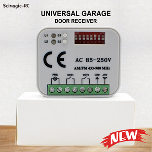 Ricevitore Telecomando Apri Cancello AC 85-250V Doppio Canale 2CH Modulo Relè 433-900MHz Codice Fisso Codice Rolling <span class=keywords><strong>Comando</strong></span> - Product Image 6