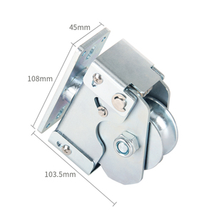 <span class=keywords><strong>Rueda</strong></span> de metal de diseño moderno Polea de rodillo con ranura en U Aplicación <span class=keywords><strong>al</strong></span> aire libre Accesorios de hierro Hardware de puerta corredera - Product Image 5