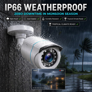 Kit de Sistema de Seguridad CCTV NVR de 8 Canales, Cámara HD 1080P POE con 8 Cámaras Exteriores Tipo Bala, IP66 Impermeable, Detección Facial, H.265, Disco Duro de 2TB - Product Image 4