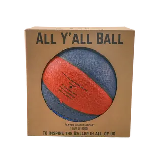 批发定制篮球足球高品质定制球纸包装盒