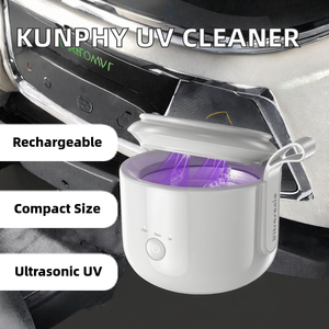 Nettoyeur ultrasonique UV rechargeable format voyage 2025, directement de l'usine ODM, pour usage extérieur, automobile et domestique, capacité 125 ml, dentaire - Product Image 2