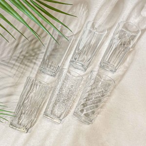 Verres à boire transparents en gros à prix abordable – Grands verres à boire avec logo - Product Image 6