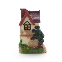 Rumah miniatur, resin, dekorasi rumah langsung pabrik