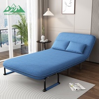 Sillón Cama Plegable Moderno Wayon con Reposabrazos, Sofá Cama Ajustable para Espacios Pequeños