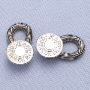 Botones Metálicos Ecológicos <span class=keywords><strong>de</strong></span> Aleación <span class=keywords><strong>de</strong></span> Zinc con Pedrería para Jeans Unisex, Extensor <span class=keywords><strong>de</strong></span> Cintura Mágico <span class=keywords><strong>y</strong></span> Broches para Pantalones - Product Image 5