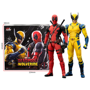 Juego de Figuras de Acción ZD Toys Deadpool y <span class=keywords><strong>Wolverine</strong></span>, <span class=keywords><strong>Wolverine</strong></span> de 7 Pulgadas (18 cm), Escala 1/10, Articulaciones Móviles, Oficiales y Auténticas - Product Image 1