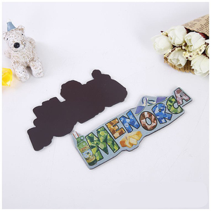 Nouveaux produits personnalisés <span class=keywords><strong>espagne</strong></span> <span class=keywords><strong>Menorca</strong></span> valence 3D créatif argent feuille d'aluminium Souvenirs aimant de réfrigérateur - Product Image 5