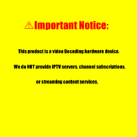 Decodificador de Video IPTV H.265/H.264 4K SRT RTSP RTMP IP a HDMI SDI VGA CVBS con Audio Estéreo HD