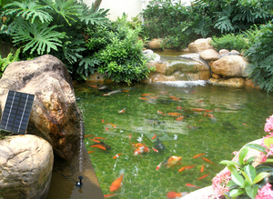 6 arroseurs mélange de débit d'eau panneau solaire alimenté bain d'oiseau kit de décoration de jardin extérieur pompe de fontaine d'eau submersible - Product Image 5