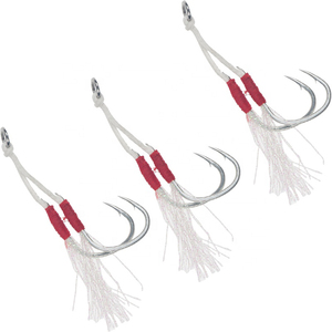 Nuovi ami da jigging <span class=keywords><strong>Mata</strong></span> Kail, doppio amo assist per la pesca in mare - Product Image 1