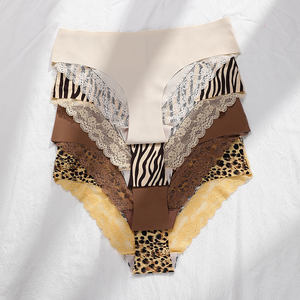 Tanga sexy de una pieza para mujer, de talle bajo, sin costuras, estilo Cheekster, liso, teñido, lencería de nailon/spandex transpirable de secado rápido. - Product Image 6