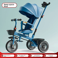 Tricycle pour enfants à prix d'usine, tricycle bébé 4 en 1 en gros de Chine, tricycle bébé pliable de l'usine de Xingtai, Hebei