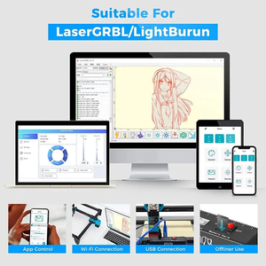 Twotrees TTS 10 Wát <span class=keywords><strong>Laser</strong></span> điện <span class=keywords><strong>Laser</strong></span> khắc <span class=keywords><strong>laser</strong></span> Máy cắt DIY Khắc Máy cắt cho doanh nhân kinh doanh - Product Image 6