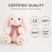 Peluche Lapin de Pâques de 13 pouces - Jouet en peluche super doux pour soulager le stress