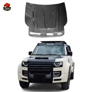 Car Engine Cover Accessories For Land Rover Defender Upgrade to Z Style Carbon Fiber Hood with Excellent Fitment and Quality