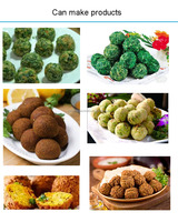 Nouvelle machine à falafel commerciale 220V avec écran tactile, production à haute vitesse, matériau SUS304, facile à utiliser pour la restauration