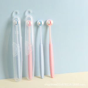 Pet Toothbrush Three Head Soft Bristle For Dog Breath Freshener Large Size - Product Image 3