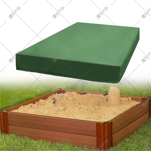 Couverture de bac à sable verte carrée, imperméable, pare-soleil pour jardin, terrasse, aire de jeux extérieure, housse de protection pour bac à sable pour enfants - Product Image 5