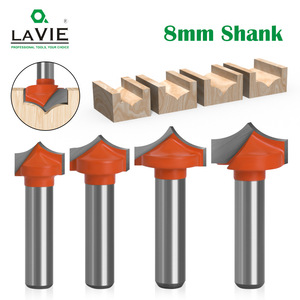 Carbide Tipped Router Bits 8mm Shank Straight Cut Woodworking <b>Engraving</b> Machine <b>Tool</b> - Product Image 3