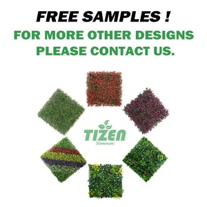 Tizen Bán Buôn Trang Trí Trong Nhà Ngoài Trời Hoa Giả Bảng Treo Tường Cây Xanh Nhân Tạo Tường Cỏ - Product Image 6