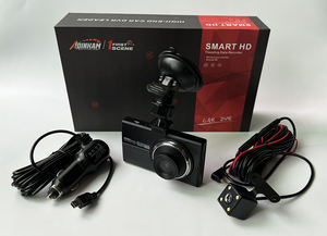 ADINKAM-Cámara de salpicadero DVR de <span class=keywords><strong>4</strong></span> pulgadas, grabadora de vídeo HD 1080P con doble lente IPS, cámara de visión trasera, grabación de visión nocturna, sensor G - Product Image 4
