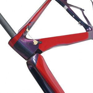 SHENYU 3K Carbon Fiber Road <b>Bike</b> <b>Frame</b> Chameleon Gloss Finish Lightweight High Strength for Racing & Fitness Cycling - Product Image 2