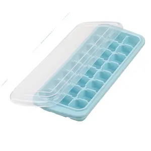 Silicone Stackable mini ICE Maker khuôn Ice Cube khay và lưu trữ container Ice Cream công cụ