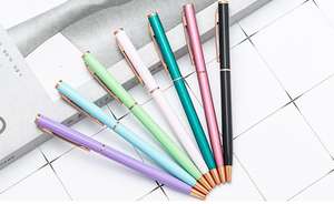 ปากกาลูกลื่นโลหะแบบหมุนสีสันสดใส ของขวัญส่งเสริมการขาย พร้อมโลโก้ตามสั่ง - Product Image 5