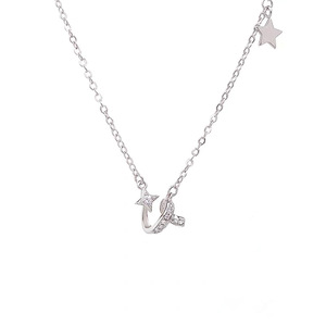 Nuova Collezione Estiva: Collana con Zirconi Cubici a Forma di Meteora, Raffinato Ciondolo a Cometa, Catena per Clavicola, <span class=keywords><strong>Gioielli</strong></span> Moda Donna - Product Image 5