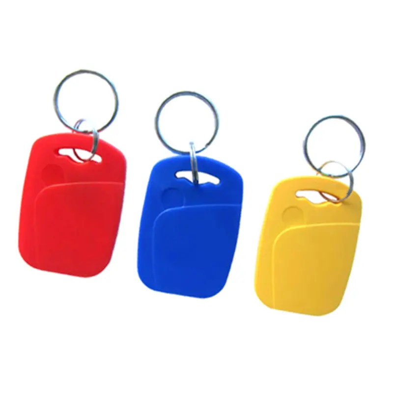 Rfid Dual Chip Smart Card ID+IC Frequency Em/tk4100 Authorized Access Control Key Fob 1k S50 Read Only Token Tag Custom Ring