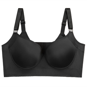 Sujetador deportivo de talla grande con soporte alto, cobertura total, sin costuras, para mujer, sexy, con aros, minimizador, lencería, que suaviza la espalda - Product Image 5