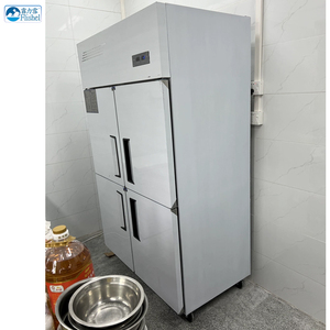 Congélateurs <span class=keywords><strong>de</strong></span> cuisine sans givre commerciaux équipement <span class=keywords><strong>de</strong></span> réfrigération <span class=keywords><strong>50</strong></span> <span class=keywords><strong>50</strong></span> réfrigérateur congélateur à refroidissement par air réfrigérateur profond en acier inoxydable - Product Image 4