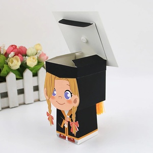 Cajas de Chocolate con Forma de Gorra para Niña y Niño DAMAI, para Graduación, Recuerdos de Fiesta, Decoración, Regalo, Suministros de Cajas de Papel - Product Image 5