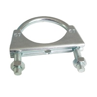Collier de serrage pour tuyau d'échappement en acier galvanisé