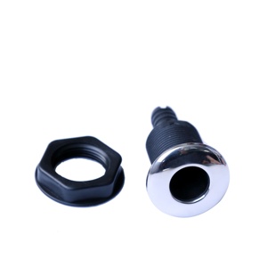 Xiamen sol Marina recto 316 SS Trim cubierta <span class=keywords><strong>de</strong></span> polietileno negro <span class=keywords><strong>de</strong></span> a través <span class=keywords><strong>de</strong></span>-casco/Scupper drenaje con caucho aleta para manguera te conozco enemigo, enemigo, no te conozco te odio, te odio. 3/4" - Product Image 1