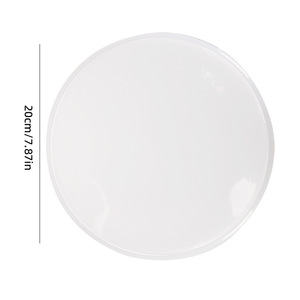 Silicone Food Plate Cover 20Cm Diameter Transparent Sealing Dustproof <b>Microwave</b> Safe Refrigerator Use Children's Mealware - Product Image 3