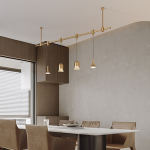 New Design Modern Brass Chandelier Dimmable Chandelier Warm Cool <b>Light</b> LED Pendant <b>Light</b> Living Room <b>Dining</b> Room Bedroom Villa - Product Image 1