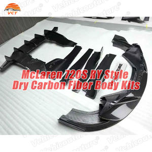 Piezas de Fibra de Carbono Seca para Automóviles 720S, Difusor de Parachoques Delantero y Trasero, Alerón, Faldones Laterales para <span class=keywords><strong>McLaren</strong></span> 720S, Kit de Carrocería con Guardabarros Delanteros - Product Image 3
