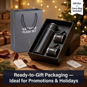 Nuovi Arrivi 2025: Set Regalo Personalizzato con Thermos da 500ml in Acciaio Inox Isolato per Acqua e Caffè - Product Image 6