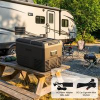 Mini-réfrigérateur portable 45L 12V pour voiture, compresseur 12V, idéal pour le camping