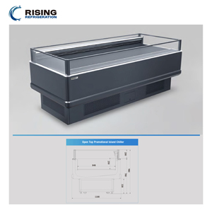 Tủ trưng bày tủ lạnh cho siêu thị thịt tủ trưng bày thực phẩm - Product Image 2