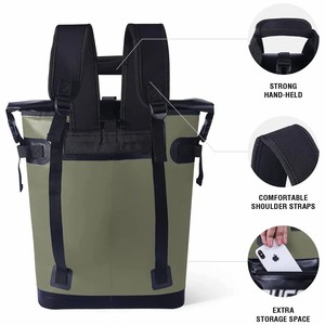 Kayak moderne vert design TPU sac fourre-tout avec logo personnalisé grande capacité étanche pour plage camping randonnée stockage des aliments - Product Image 2