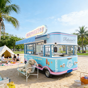 Carrito de Venta Móvil ZOWN para Jugos, Bebidas y Alimentos, de Acero Inoxidable, Eléctrico, Personalizable en Color y Tamaño, Lujoso y Moderno para Exteriores - Product Image 1